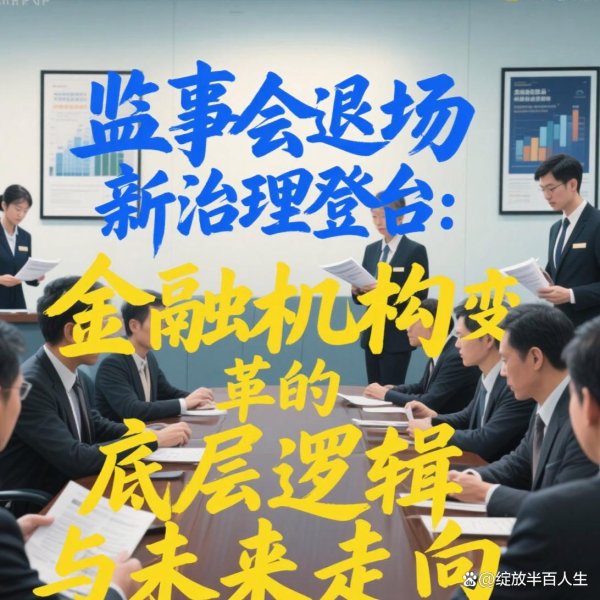 正规合法的股票配资平台 监事会退场，新治理登台：金融机构变革的底层逻辑与未来走向